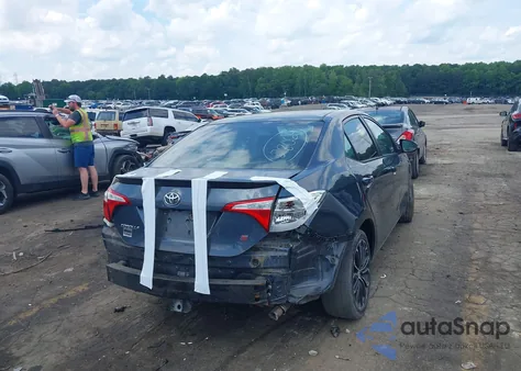 2016 Toyota Corolla S Plus from USA, damaged, VIN 2T1BURHE4GC592438